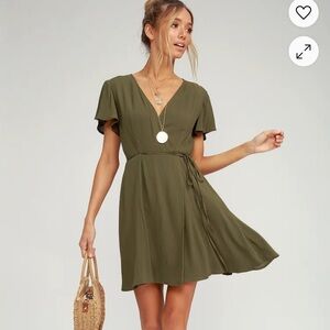 Lulus wrap tie dress XL